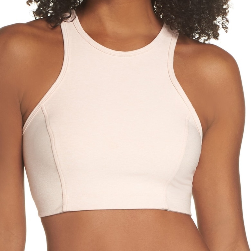 Outdoor Voices Athena Crop in Rose Quartz